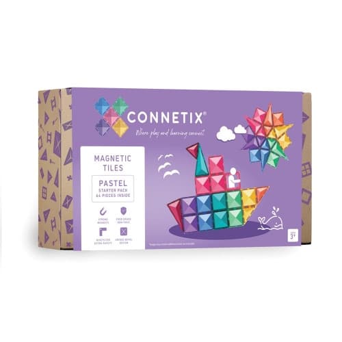 Connetix - Pastel Starter Pack 64 Pieces (CT-P-00064-ST)