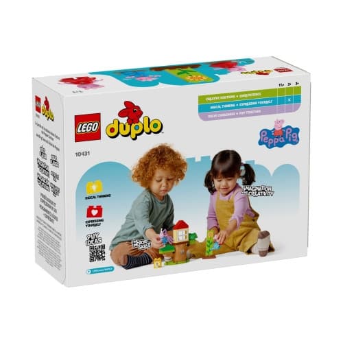 LEGO DUPLO 10431 - Peppa Pig Trädgård och Trädkoja - byggsats