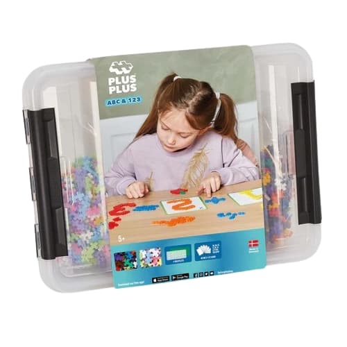 Plus-Plus - ABC & 123 Storage Box / 2000 pcs ( 3923 )