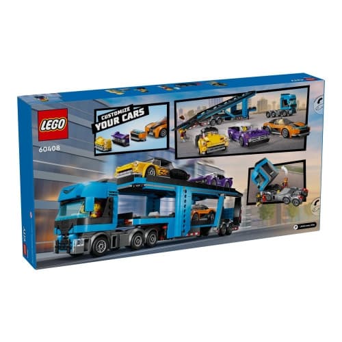 LEGO City 60408 - Car Transporter Truck with Sports Cars - byggsats