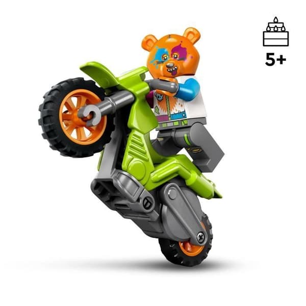 LEGO® City Stuntz 60356 Bear Stunt motorcykel, leksaksfordon, presentidé