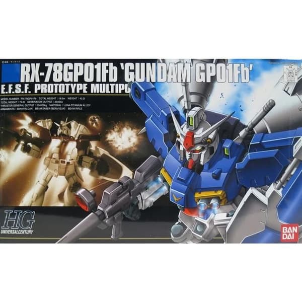 Figurine Gundam - HG 1/144 RX-78 GP01Fb