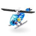 Miniatyrbild 6 av 6: Byggsatser - ZURU - Polisstation Medium - 321 bitar - Polisstation - Helikopterplatta inkluderad