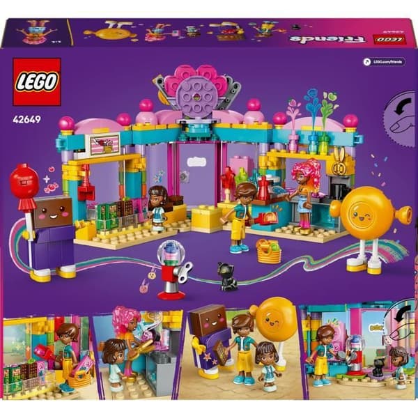 LEGO Friends 42649 Heartlake City Candy Shop - Godisbutik för flickor