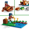 Miniatyrbild 4 av 6: LEGO® 21256 Minecraft Grodhuset, Leksak med djurminifigurer, Karaktärer: Zombie och Explorer