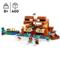 Miniatyrbild 2 av 6: LEGO® 21256 Minecraft Grodhuset, Leksak med djurminifigurer, Karaktärer: Zombie och Explorer