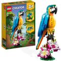 Miniatyrbild 1 av 6: LEGO® Creator 3-i-1 31136 Den exotiska papegojan, minifigurer av djungeldjur, med groda och fisk