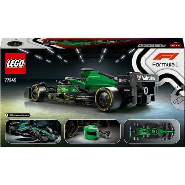 LEGO Speed Champions 77245 F1-bil Aston Martin Aramco AMR24 - Leksak för pojkar 10 år