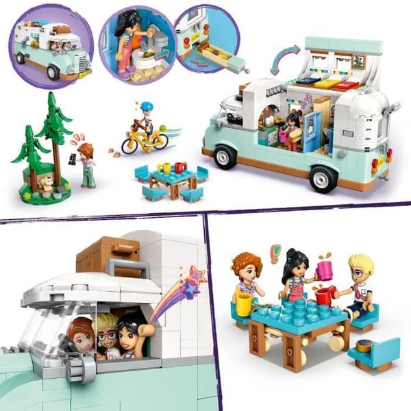 LEGO Friends 42663 Friendship Campervan – Byggleksak för tjejer från 7 år och uppåt