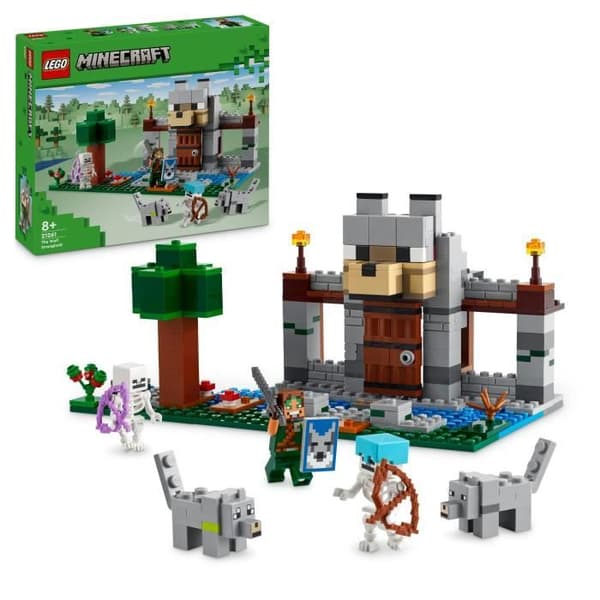 LEGO® Minecraft® 21261 Vargens fästning - Utforskningsspel med skeletttema