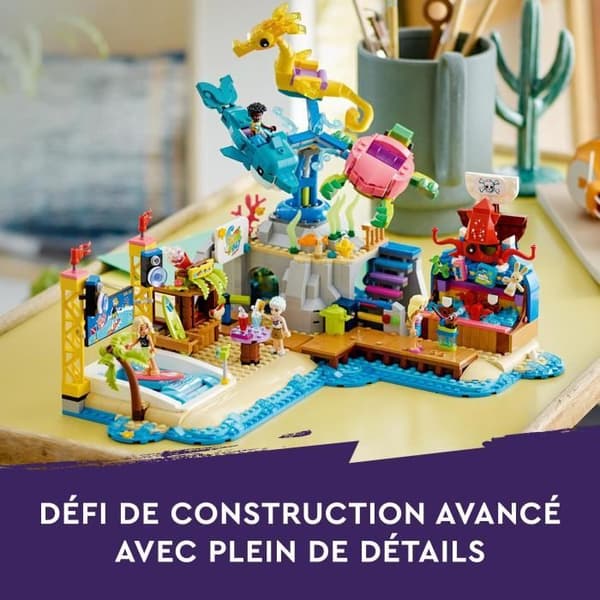 LEGO® Friends 41737 Beach Amusement Park, Advanced Building Toy, Barn 12 år