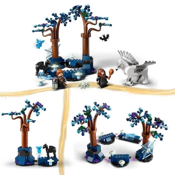 LEGO Harry Potter 76432 Den förbjudna skogen: magiska varelser, leksak för barn