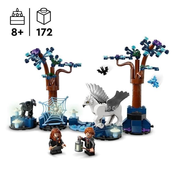 LEGO Harry Potter 76432 Den förbjudna skogen: magiska varelser, leksak för barn