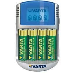 Batteriladdare - VARTA - Power-Play + 4 R6 2500 mAh Ready2Use batterier - LCD - Vuxen