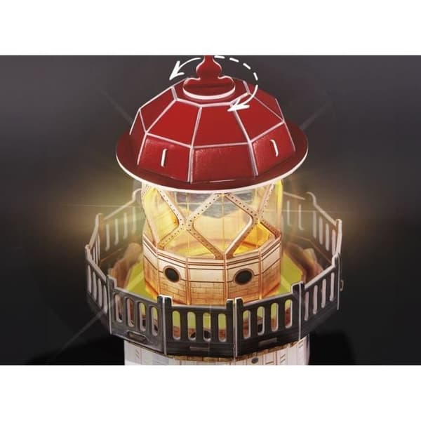 3D Lighthouse Puzzle - Byggspel - EXPLORA - 72 bitar - från 8 år och uppåt