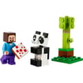 Miniatyrbild 2 av 2: Polybag LEGO - Minecraft - 30672 - Steve och babypandan - 49 bitar - För barn från 6 år