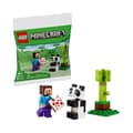 Miniatyrbild 1 av 2: Polybag LEGO - Minecraft - 30672 - Steve och babypandan - 49 bitar - För barn från 6 år