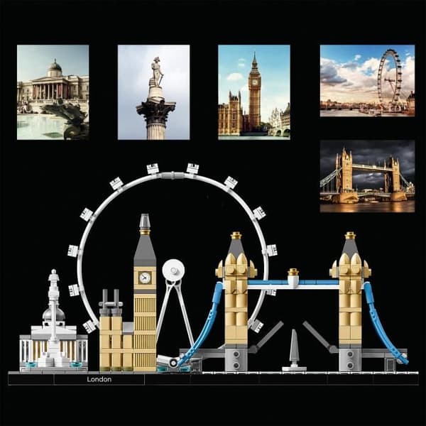 LEGO® Architecture 21034 - London - 468 delar - 12 år och uppåt - Blandat - Brun