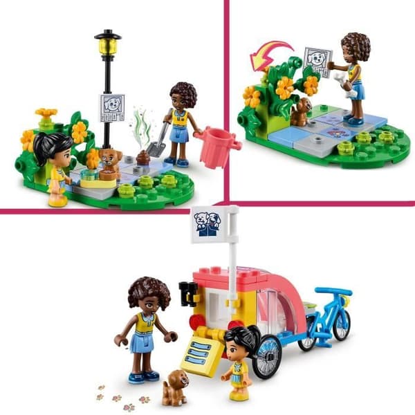 LEGO® Friends 41738 Canine Rescue Bike, leksak för barn i åldrarna 6, med valpminifigur