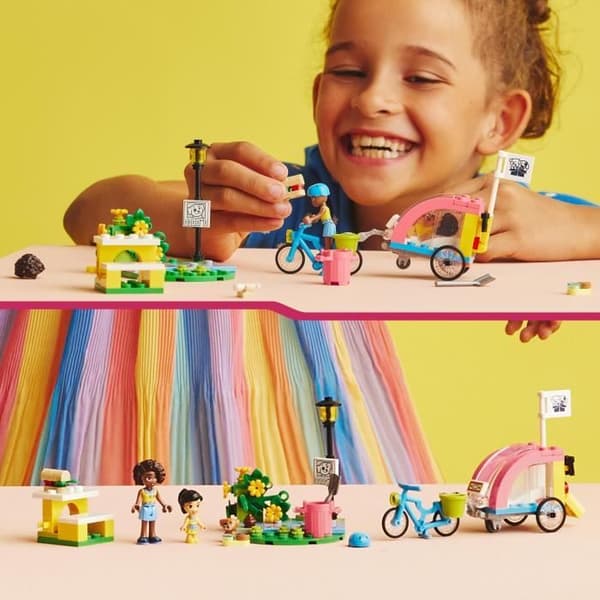 LEGO® Friends 41738 Canine Rescue Bike, leksak för barn i åldrarna 6, med valpminifigur