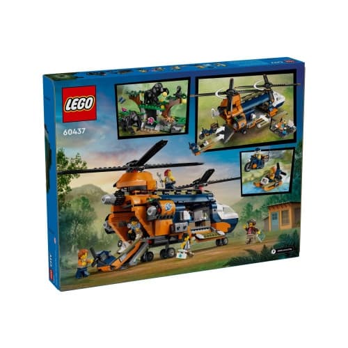 LEGO City 60437 - Jungle Explorer Helicopter at Base Camp - byggsats