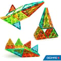 Miniatyrbild 3 av 5: Magnetiska plattor - GEOMAG - Tiles Gems 4100 - 16 bitar - Geometriska former - Kristalleffekt