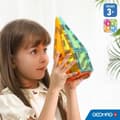 Miniatyrbild 5 av 5: Magnetiska plattor - GEOMAG - Tiles Gems 4100 - 16 bitar - Geometriska former - Kristalleffekt