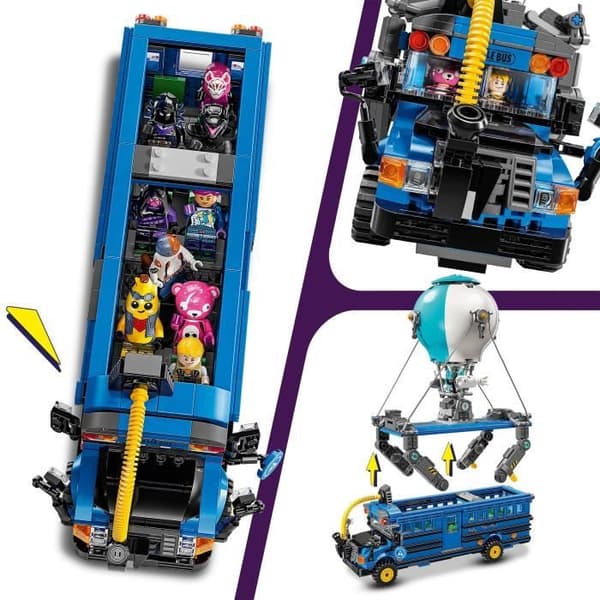 LEGO Fortnite 77073 Battle Bus - Samlarbyggnadsset inspirerat av videospelet