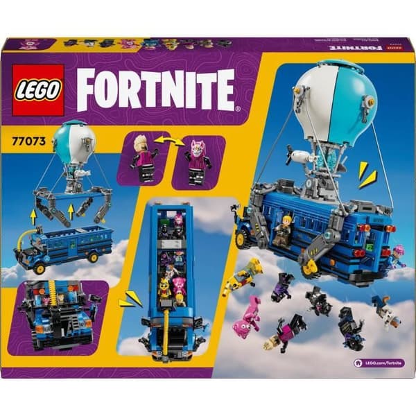 LEGO Fortnite 77073 Battle Bus - Samlarbyggnadsset inspirerat av videospelet