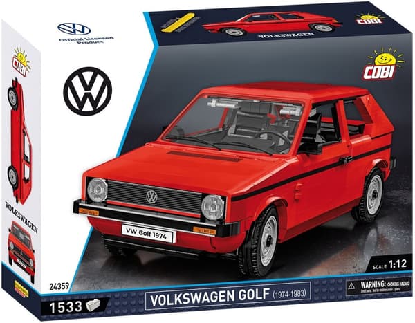 Cobi Volkswagen Golf 1974 - Röd