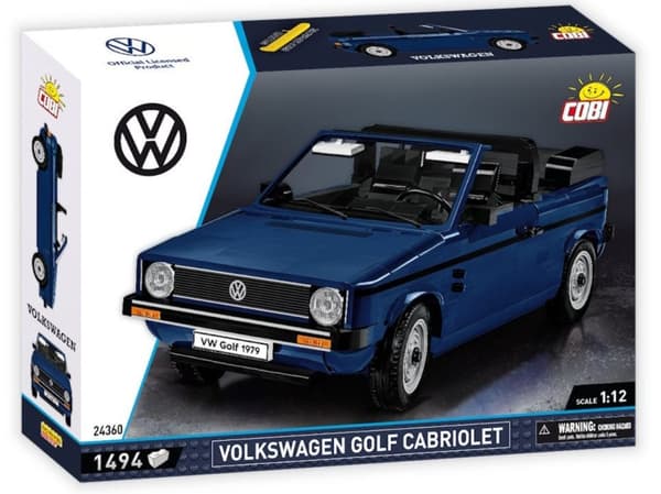 Cobi Volkswagen Golf Cabriolet 1974 - Blå