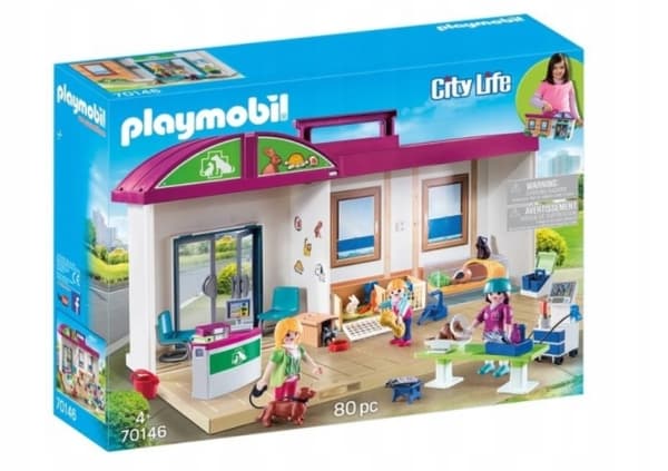 PLAYMOBIL 70146 BÆRBAR DYREKLINIK