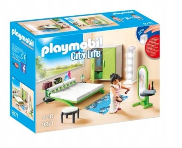 Playmobil 9271 City Life Soveværelse Til Huset Klodser