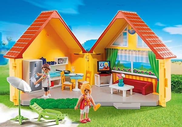 PLAYMOBIL 6020 LANDHUS SOMMERHUS butik!