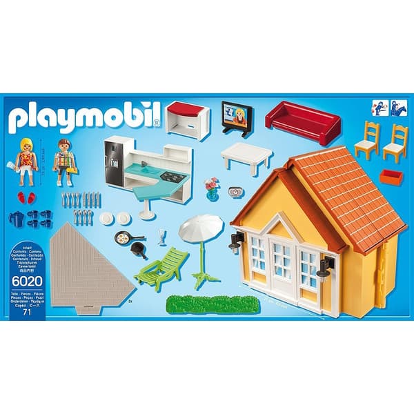 PLAYMOBIL 6020 LANDHUS SOMMERHUS butik!