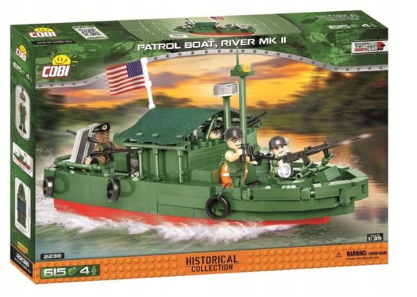 Cobi 2238 Vietnam War Patrol Boat Military