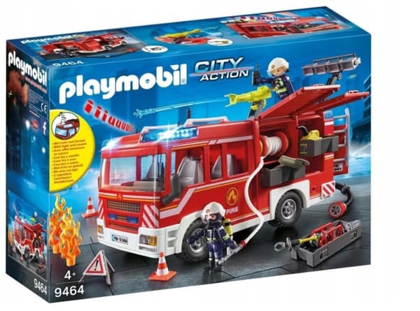 Playmobil Brandkår Brandbil Bil 9464
