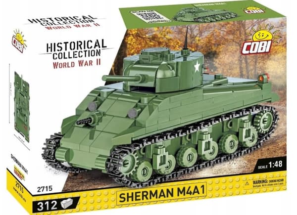 COBI BLOKKE 2715 AMERIKANSK SHERMAN PANKS M4A1
