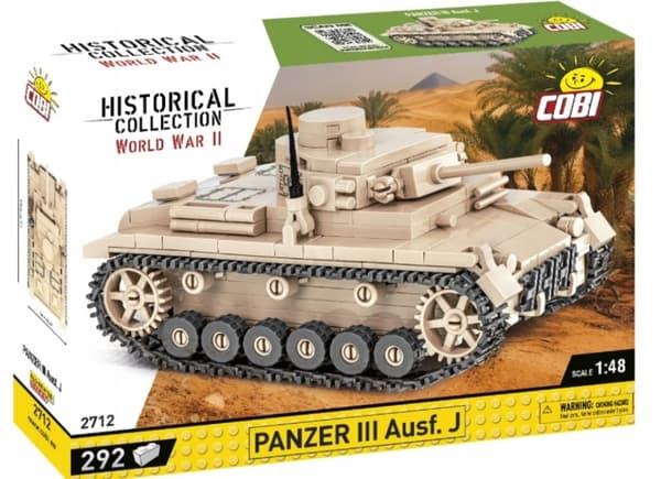 COBI 2712 TYSK MEDIUM TANK PANZER III AUSF.J