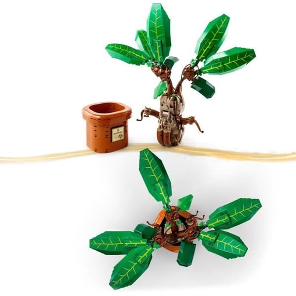 LEGO® Harry Potter 76433 Mandrake - Växt och kruka - Magisk presentidé för barn