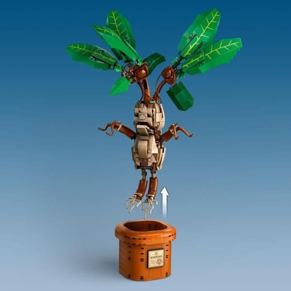 LEGO® Harry Potter 76433 Mandrake - Växt och kruka - Magisk presentidé för barn