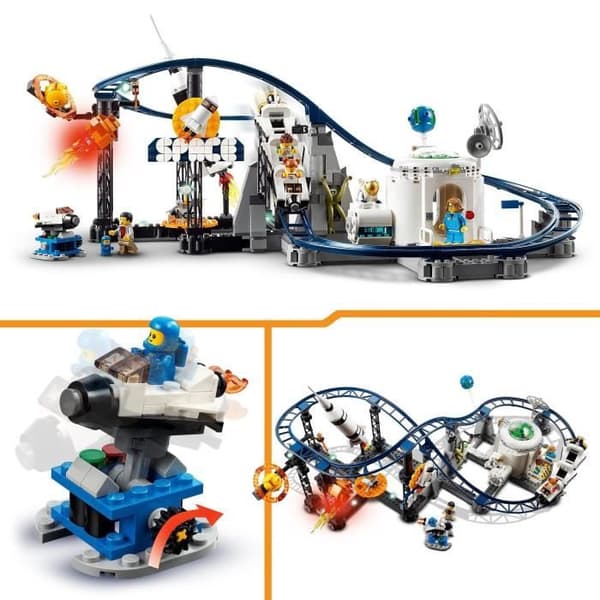 LEGO® Creator 31142 Rymdberg-och-dalbanaleksak med rymdraket, planeter och tegelstenar