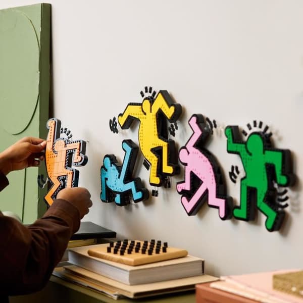 LEGO® 31216 Art Keith Haring, De Dansande Figurer, Inredning och Byggsats för Vuxna