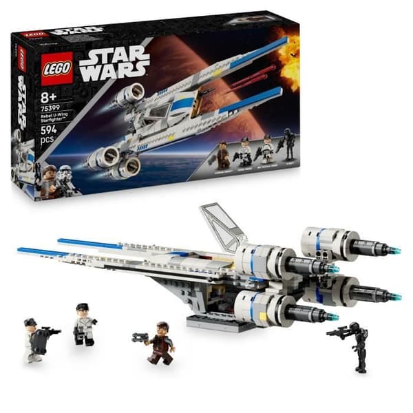 LEGO Star Wars 75399 Andor U-Wing Starfighter från Rebellska Alliansen, Byggset från 8 år