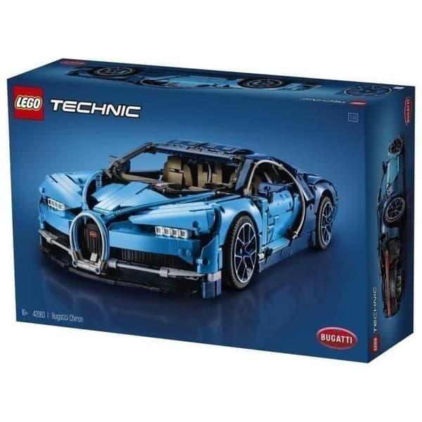 LEGO® Technic 42083 Bugatti Chiron Exklusiv supersportbil samlarmodell, byggbar modellsats för vuxna