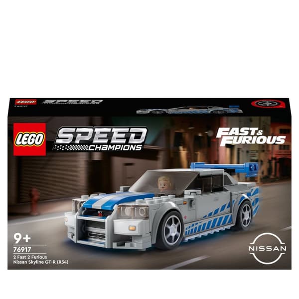 LEGO Speed Champions 76917 2 Fast 2 Furious - Nissan Skyline GT-R (R34) rakennussarja (76917)