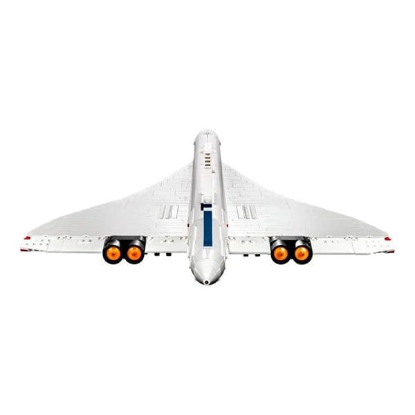 LEGO Icons Le Concorde, Modelleringsflygplan för vuxna, Flygplansset med autentiska detaljer och 3 lägen