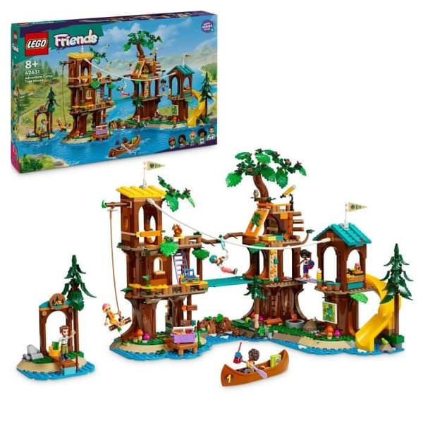 LEGO® Friends 42631 Fritidscentrets trädkoja - Kreativ lek för barn