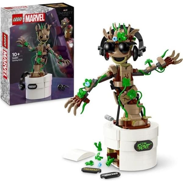 LEGO® Marvel 76297 Baby Groots dans, animerad byggbar leksak för barn