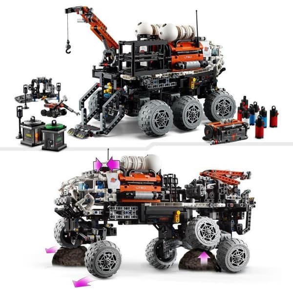 LEGO Technic 42180 Bemannad Mars Exploration Rover, leksak med rymdtema